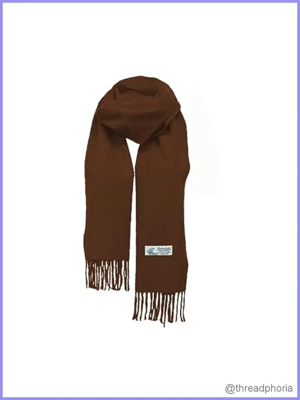 Unisex Solid Winter Scarf 100% Viscose Cashmere Feel Soft Classic Tassel